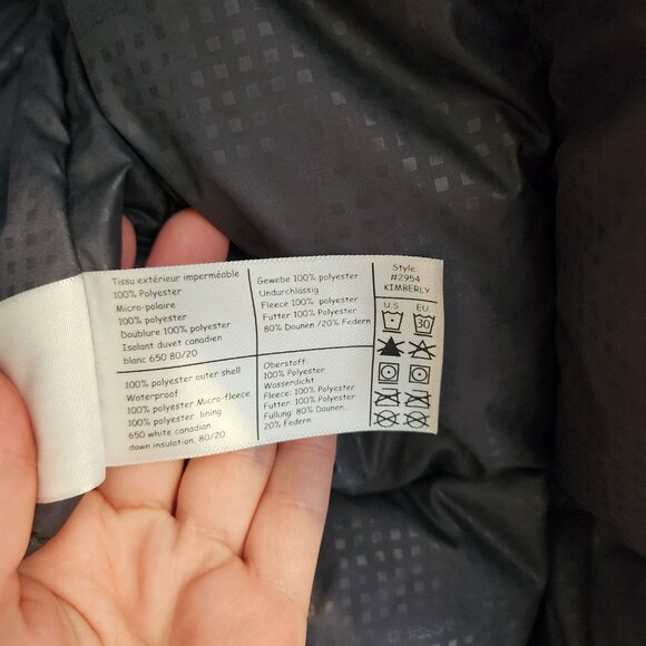 Quartz Nature (now Quartz Co.) Kimberly Down Parka - Navy Blue 2XS w/ Racoon Fur - Picture 14 of 16